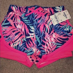 Bright neon active shorts